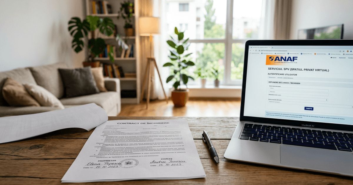 Înregistrare contract de închiriere online ANAF
