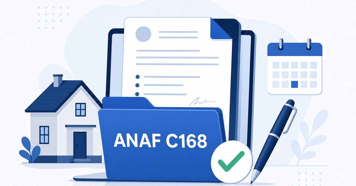 Ghid complet ANAF contract închiriere 2026