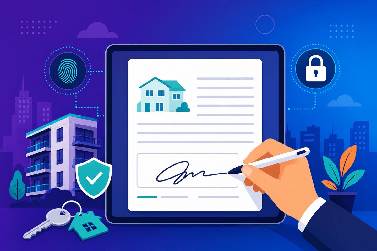 Semnătură electronică contract închiriere apartament