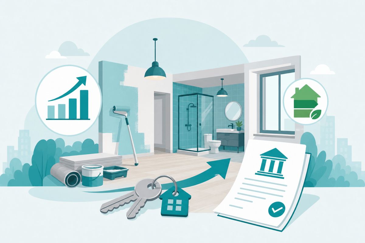 Credit renovare apartament — înainte de primul chiriaș