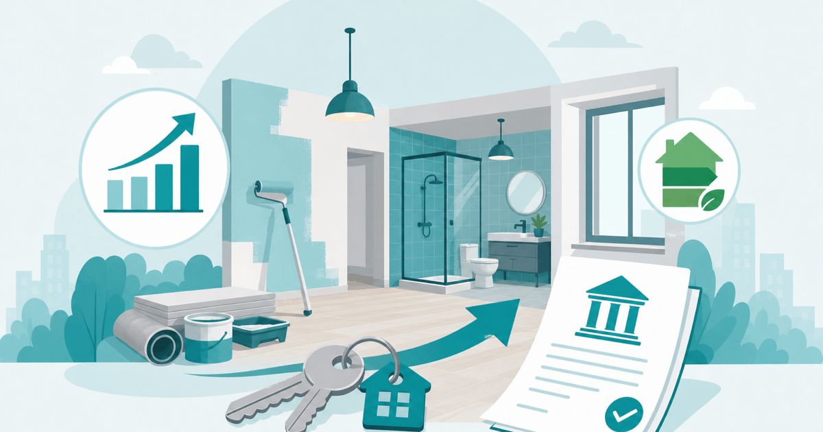 Credit renovare apartament — înainte de primul chiriaș