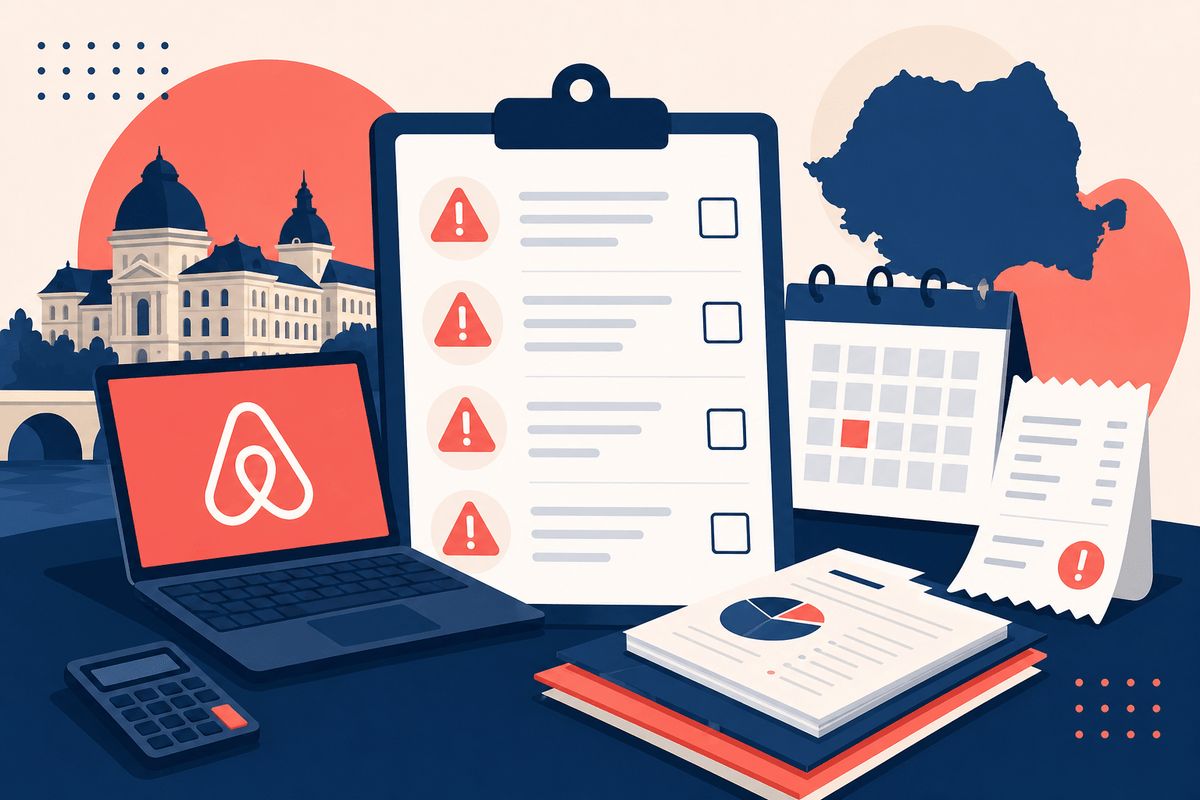 Greșeli frecvente Airbnb Booking ANAF 2026