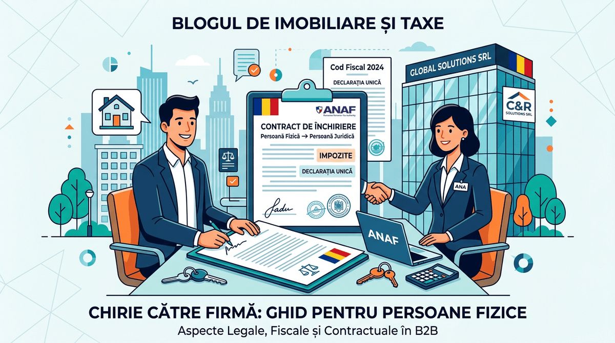 Persoană fizică închiriază unei firme SRL PFA