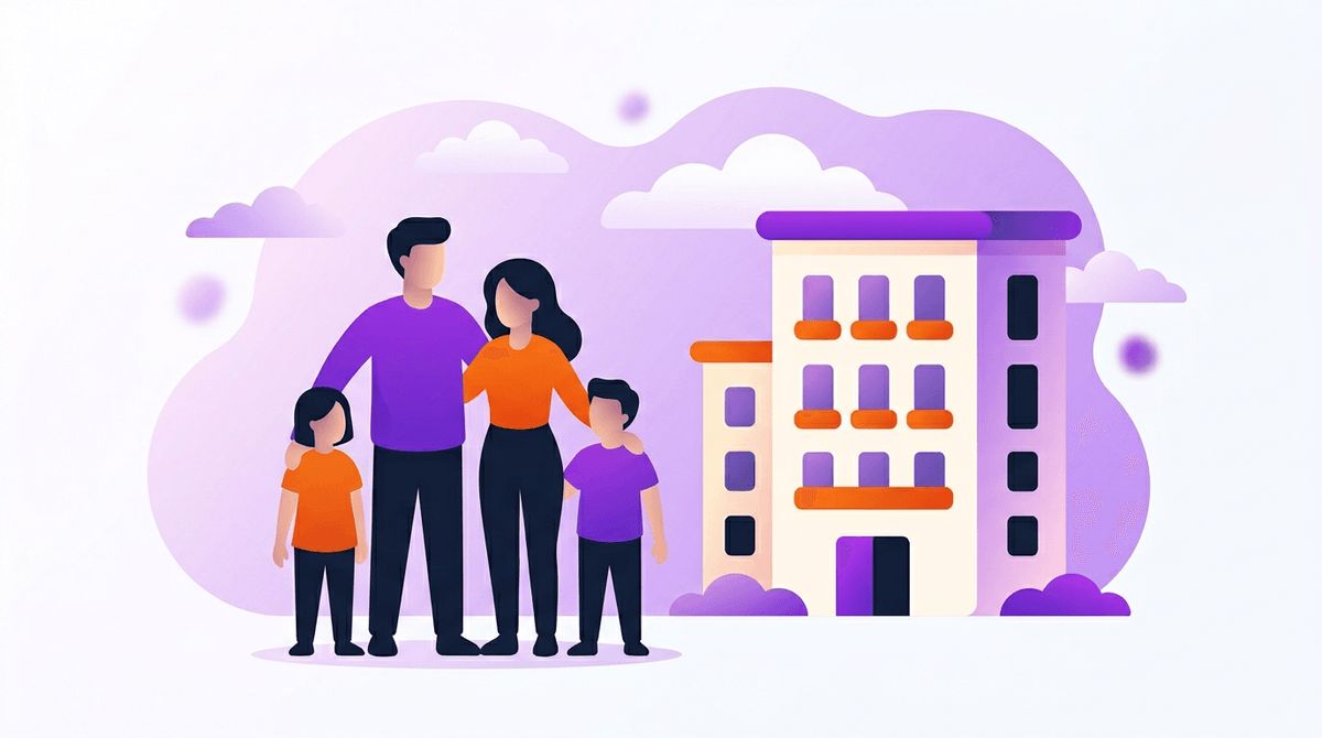 Închiriere apartament către familie cu copii