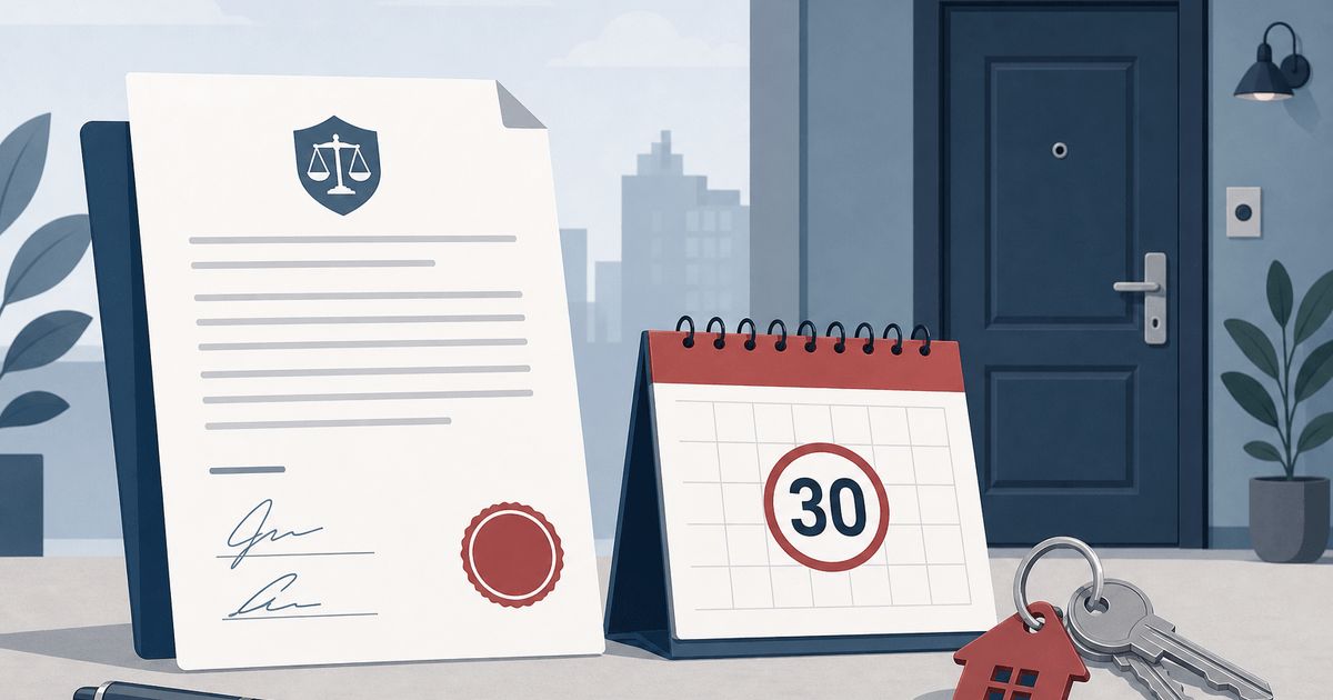 Notificare evacuare chiriaș și procedură legală