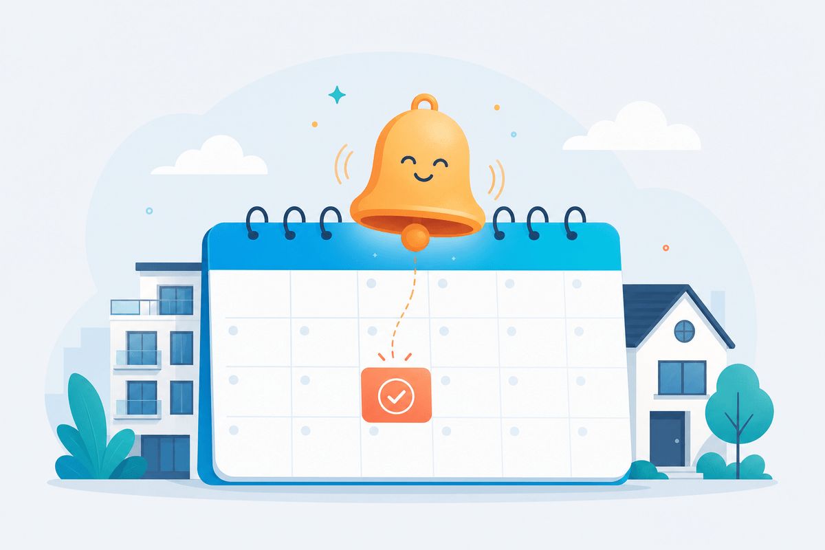 Notificări automate scadență chirie și comunicare prietenoasă