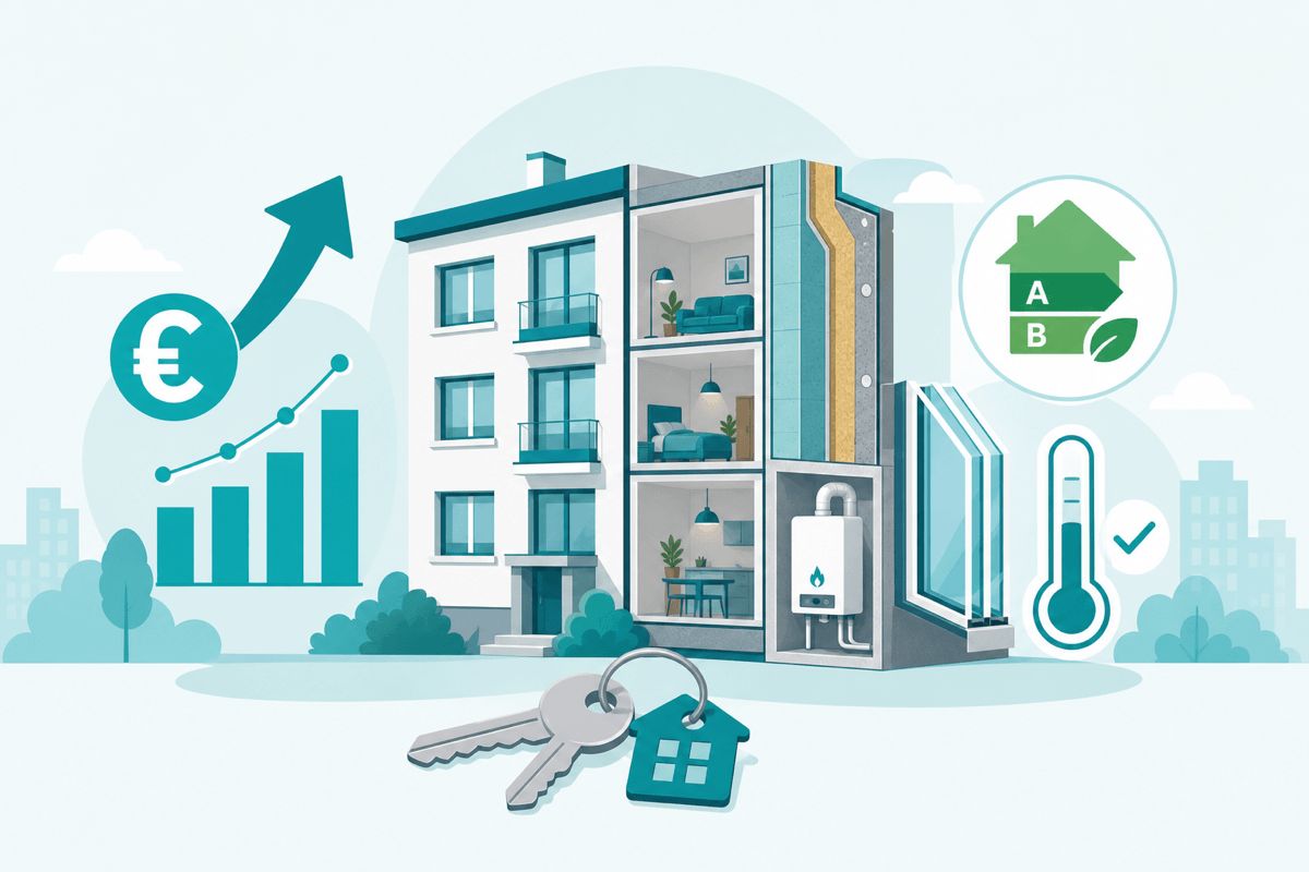 Renovare termică apartament închiriat — ROI din chirie