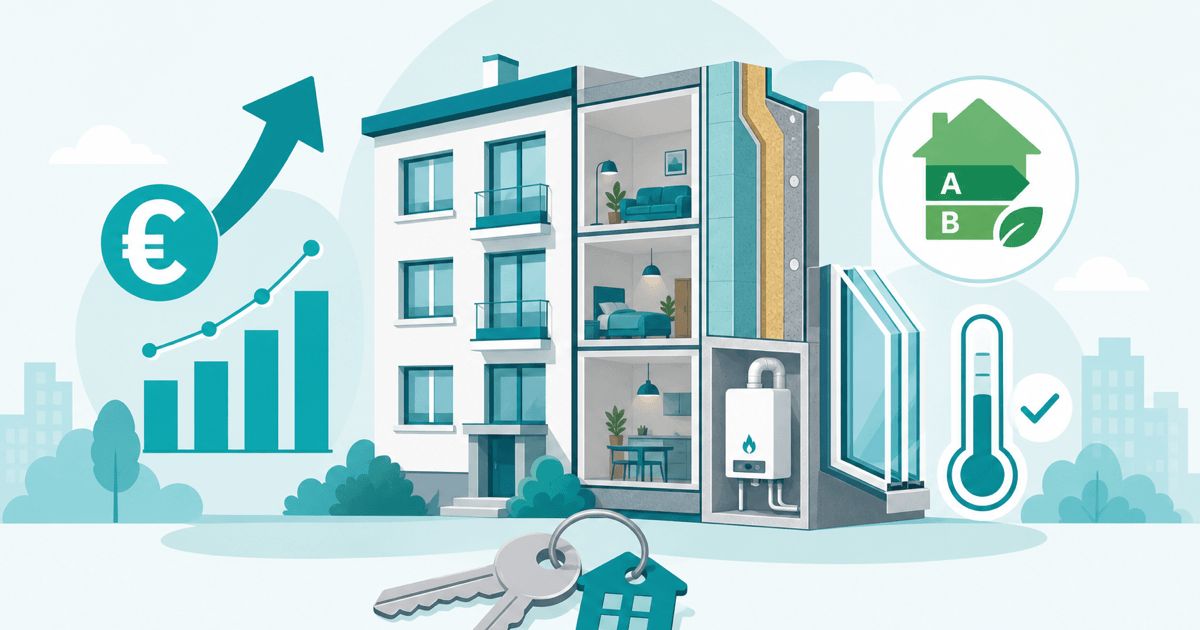 Renovare termică apartament închiriat — ROI din chirie