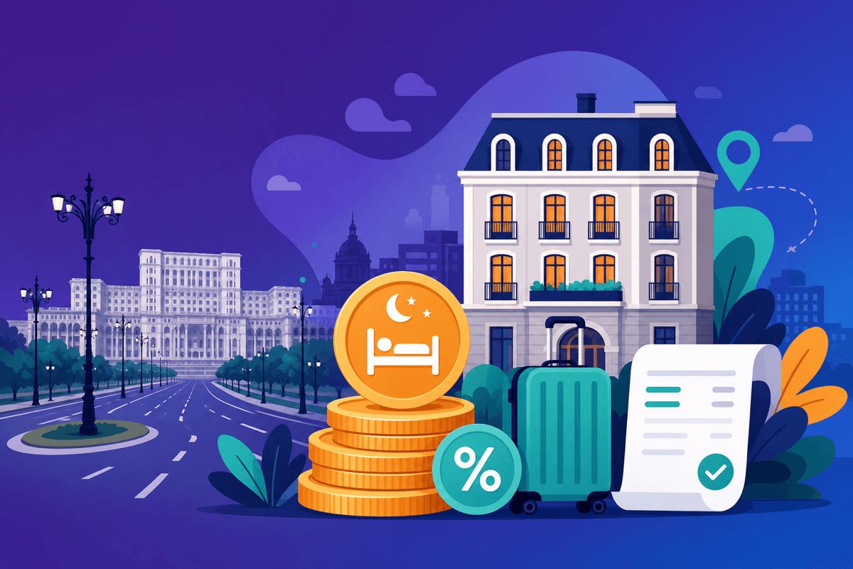 Taxa de sejur București apartament închiriat scurt